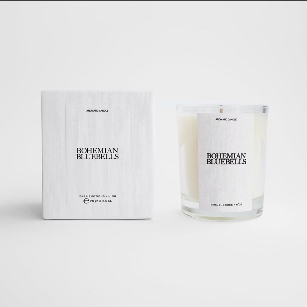 Zara x Jo Malone Bohemian Bluebells 75gr 2.65 oz Candle